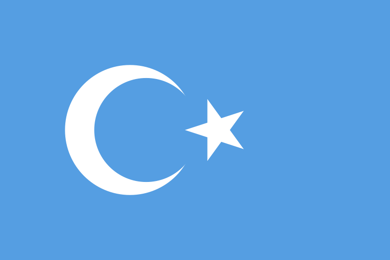 东突厥斯坦共和国国旗和国徽
